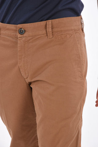 Mid-rise waist chinos