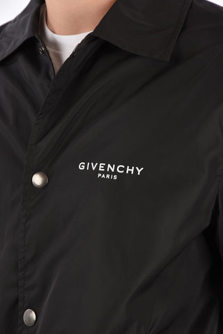 Printed Snap Button Windbreaker 
