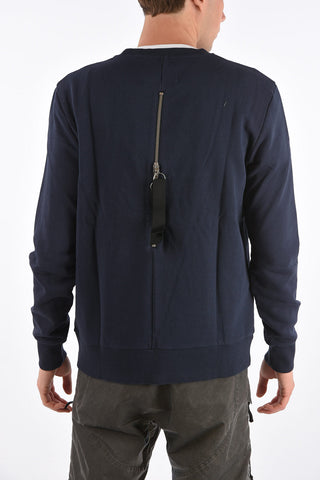 Cotton crew-neck sweatshirt