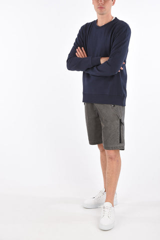 Cotton crew-neck sweatshirt