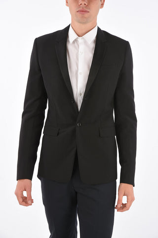 Virgin Wool Flap Pocket Blazer