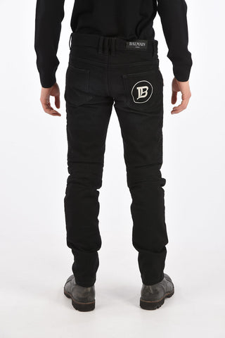 jeans straight fit biker 17cm