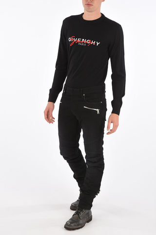 jeans straight fit biker 17cm