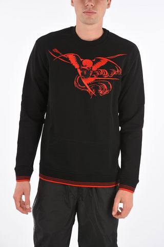 MCQ embroidered crew-neck sweatshirt