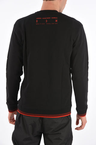 MCQ embroidered crew-neck sweatshirt