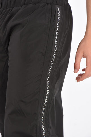 MCQ drawstring waist piping pants