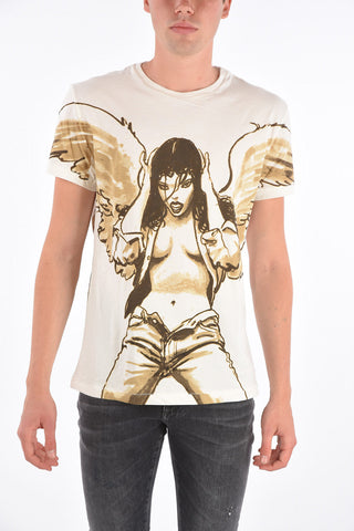 Comics Printed Crewneck T-shirt