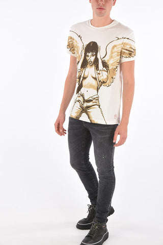 Comics Printed Crewneck T-shirt
