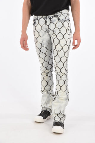 24cm Fence STACKED skinny fit jeans