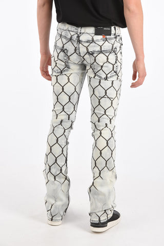 24cm Fence STACKED skinny fit jeans