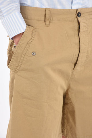 Cotton Mid-rise waist bermuda shorts