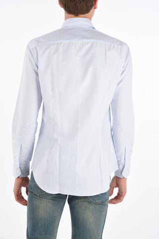 camicia awning striped popeline