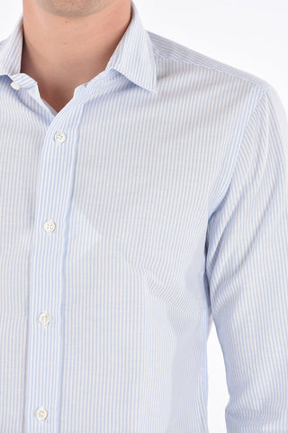 camicia awning striped popeline
