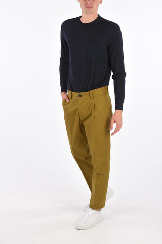 single pleat cuffed hem CINQUE trousers chinos pants