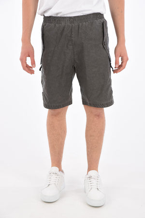 drawstring waist bermuda shorts