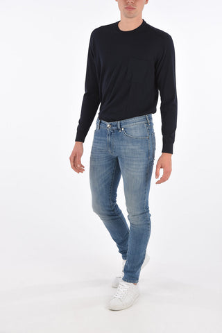 16cm Mid-rise waist SWING slim fit jeans