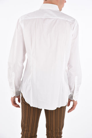 popeline spread collar shirt