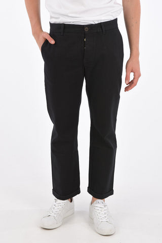 cuffed hem chinos TROMBETTA trousers