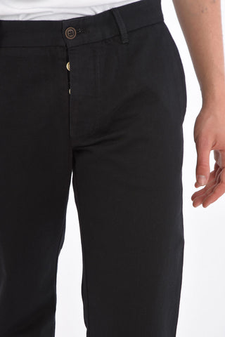 cuffed hem chinos TROMBETTA trousers