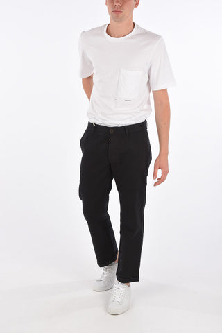 cuffed hem chinos TROMBETTA trousers