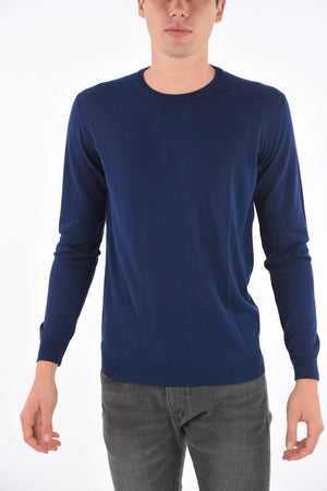Cotton crew-neck sweater