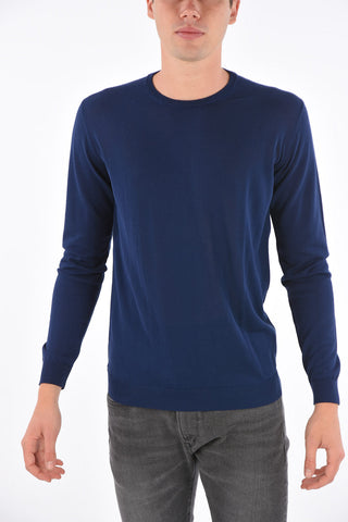 Cotton crew-neck sweater