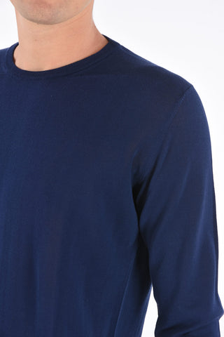 Cotton crew-neck sweater