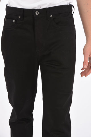 18cm Mid-rise waist straight fit jeans