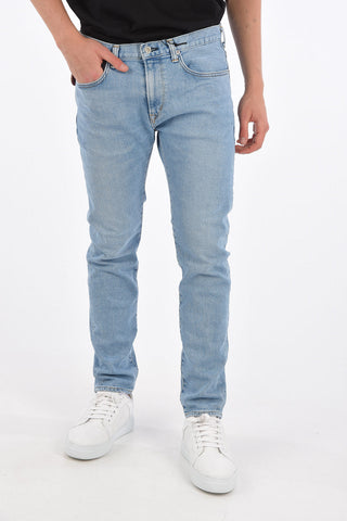 16cm Mid-rise waist slim fit jeans