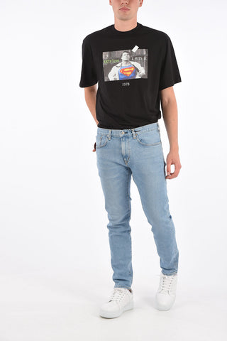 16cm Mid-rise waist slim fit jeans