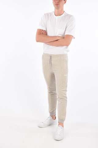 pantalone jogger crop con coulisse in vita