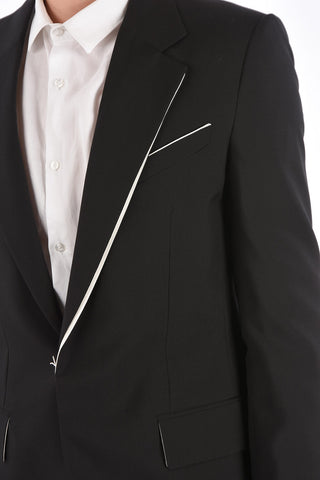 One Button Flap Pocket Blazer