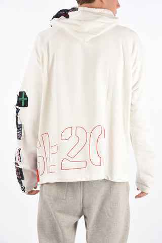 hoodie oversize sweatshirt with Patch