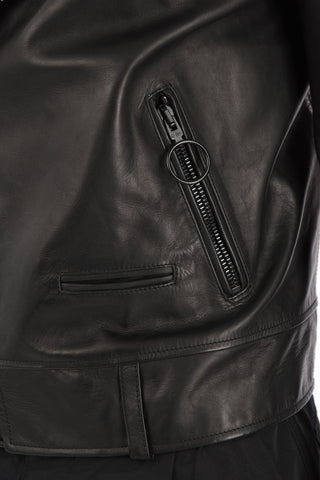 Giubbotto Biker in Pelle