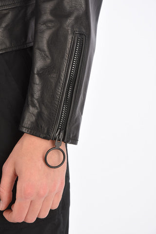 Giubbotto Biker in Pelle