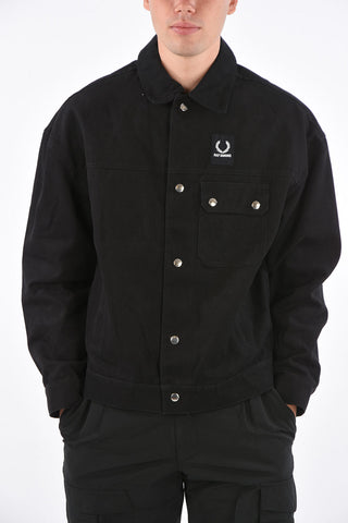 Denim Snap Button Jacket