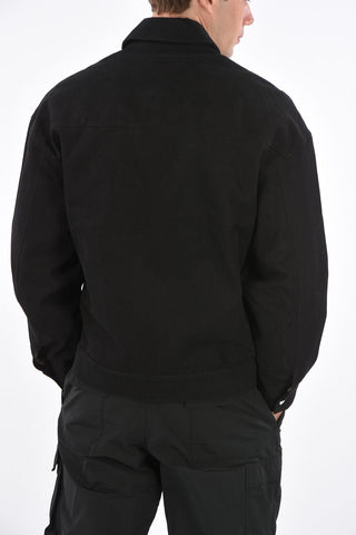 Denim Snap Button Jacket