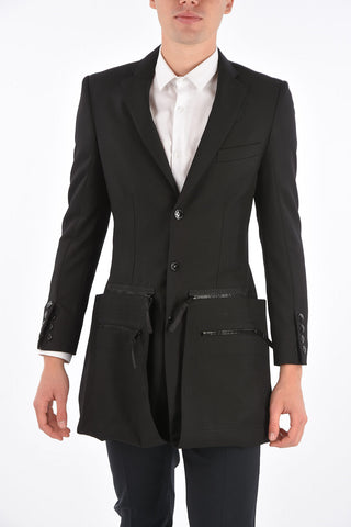 Unstructured Snap Button Coat