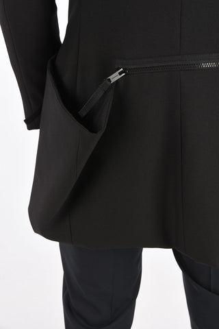 Unstructured Snap Button Coat
