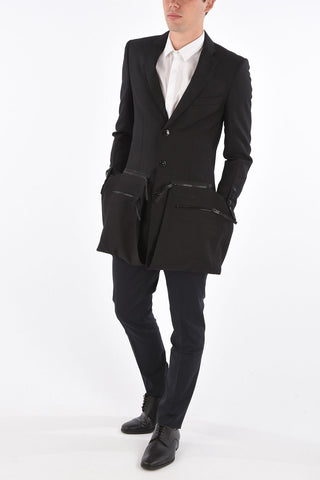 Unstructured Snap Button Coat