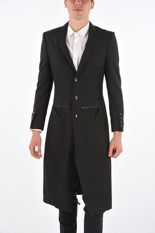 Unstructured Snap Button Coat