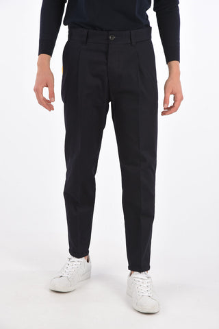 single pleat cuffed hem CINQUE trousers chinos pants