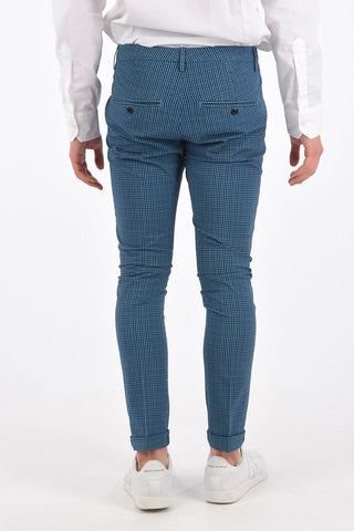 gun club check GAUBERT Mid-rise waist chinos
