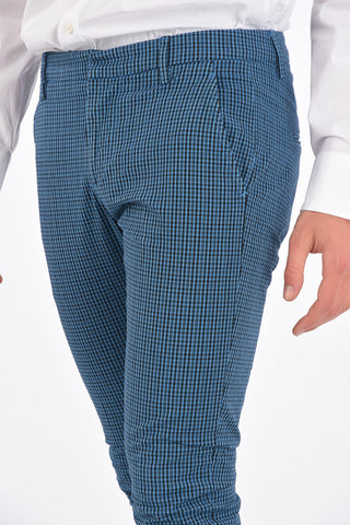gun club check GAUBERT Mid-rise waist chinos