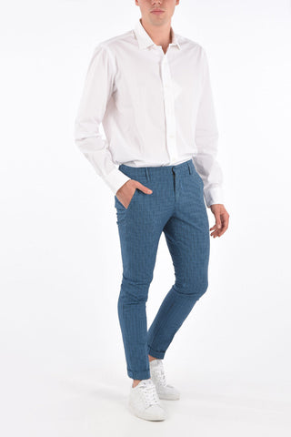 gun club check GAUBERT Mid-rise waist chinos