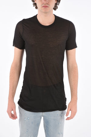 T-shirt girocollo in cotone