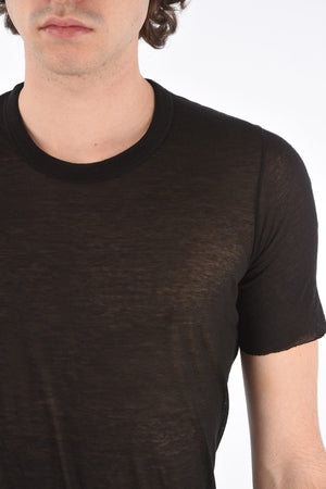T-shirt girocollo in cotone