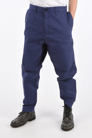 stretch cotton belt loops trousers