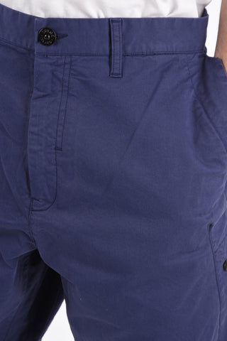 stretch cotton belt loops trousers