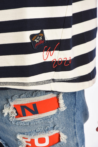 GREG LAUREN T-shirt a righe